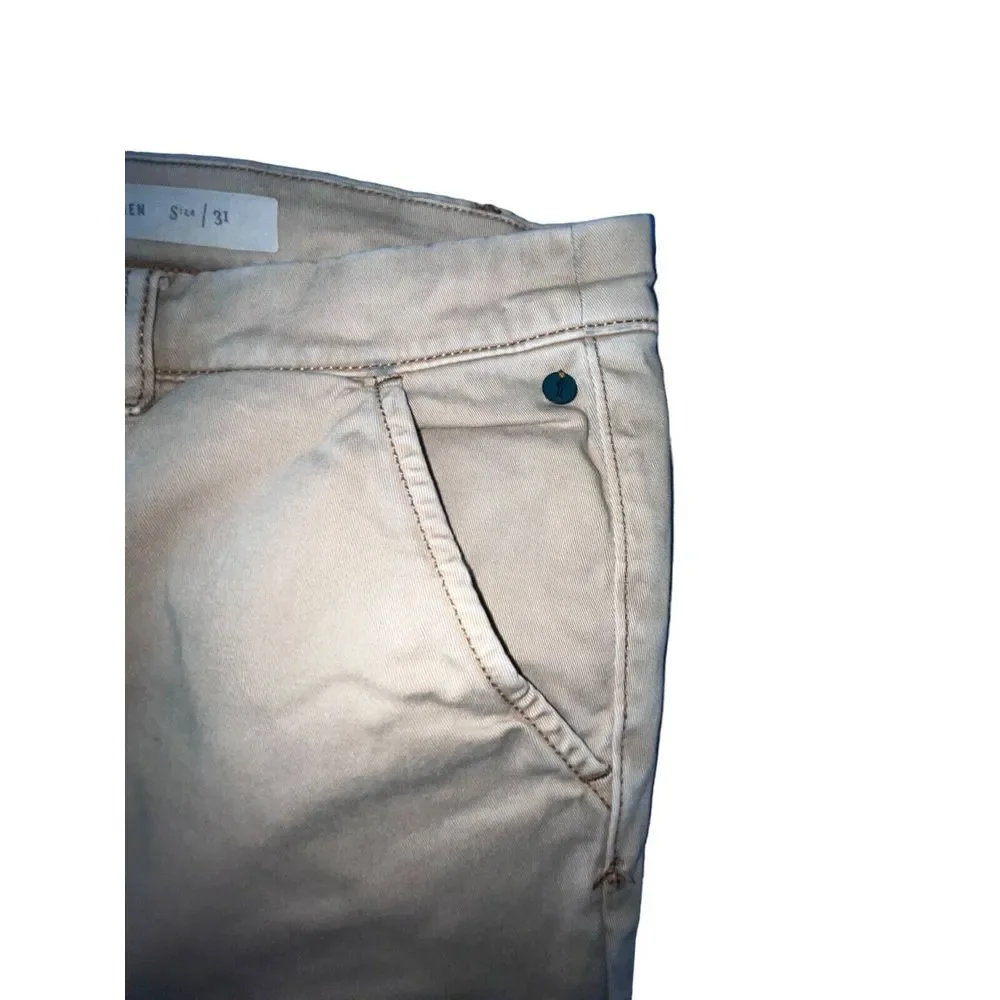 Anthropology Pilcro and the‎ Letterpress Hyphen Chino Pants Khakis Yellow 34x29